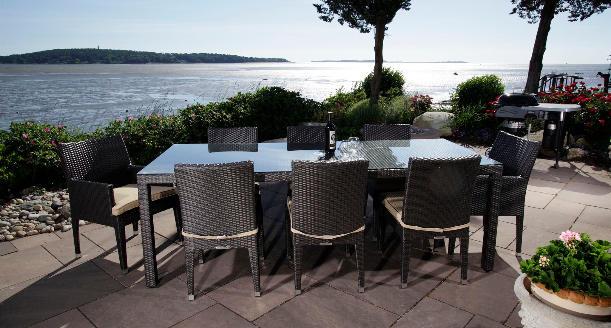 Salina Outdoor Dining Set for 8