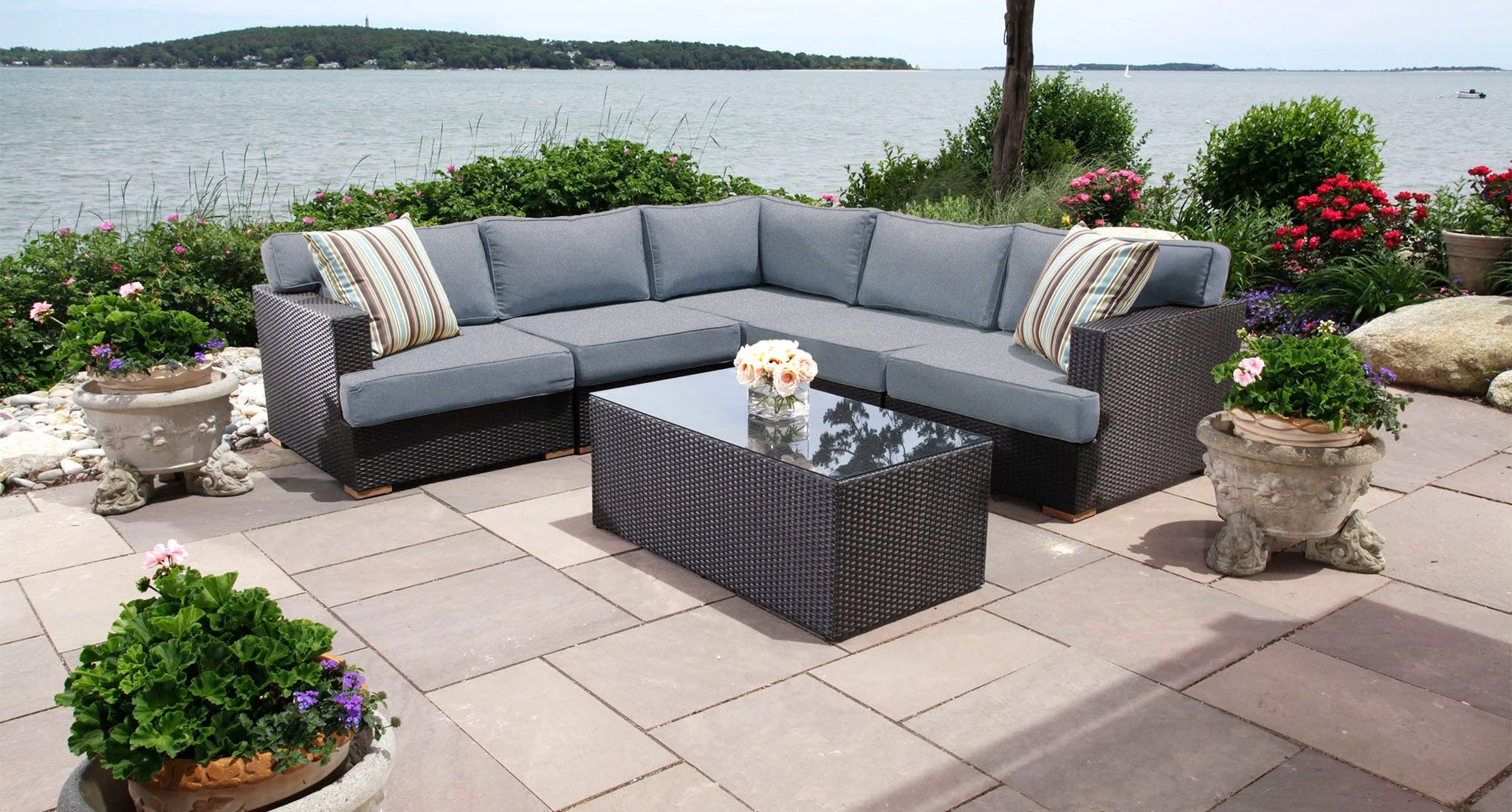 Salina Outdoor Sectional With Extender