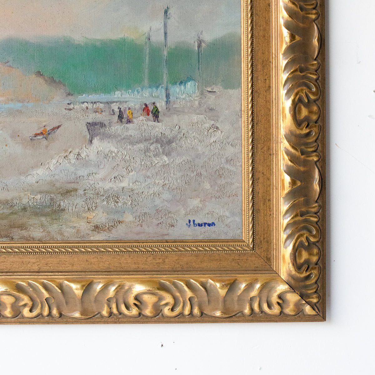 Seascape With Cliffs Oil Painting