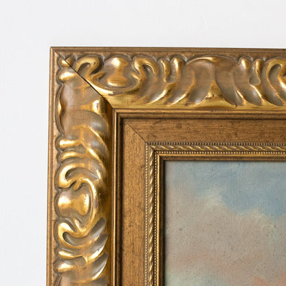 Seascape With Cliffs Oil Painting