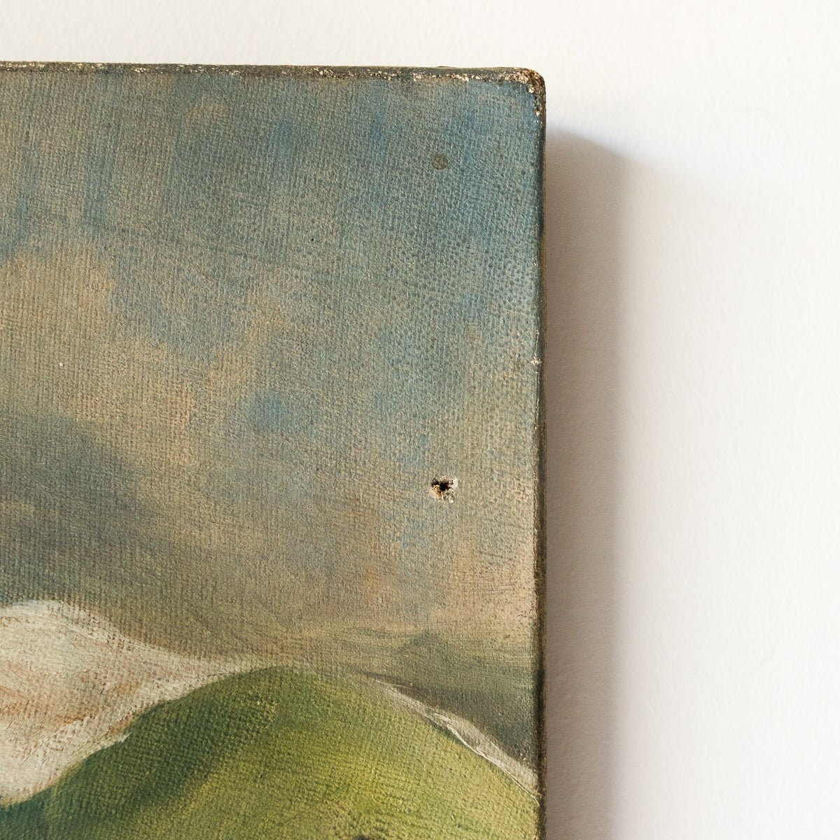 Seascape With Small Boat Oil Painting