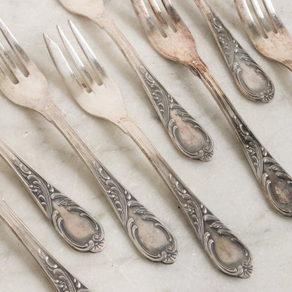 Set of 9 Seafood Forks