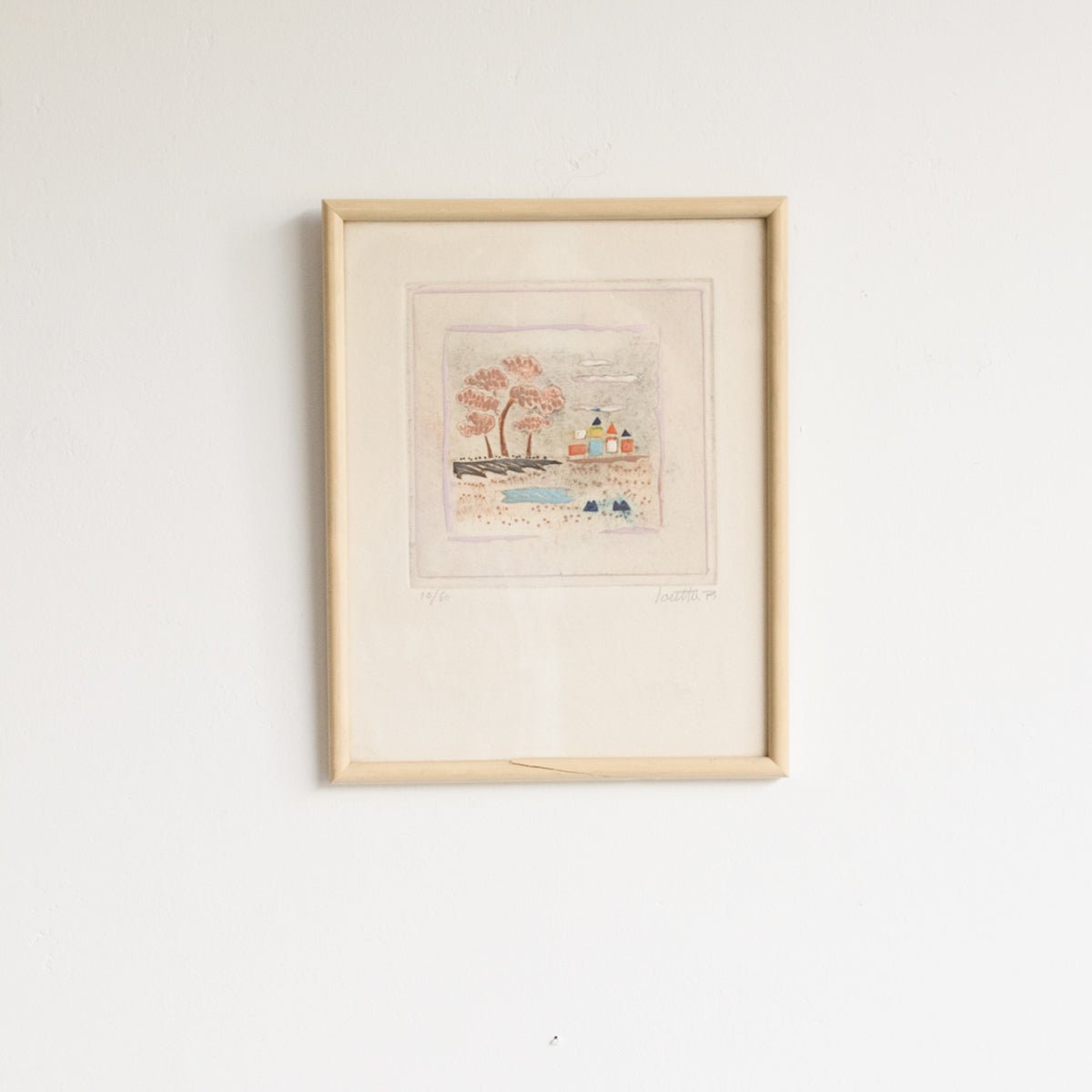 Signed And Numbered Lithograph On Paper