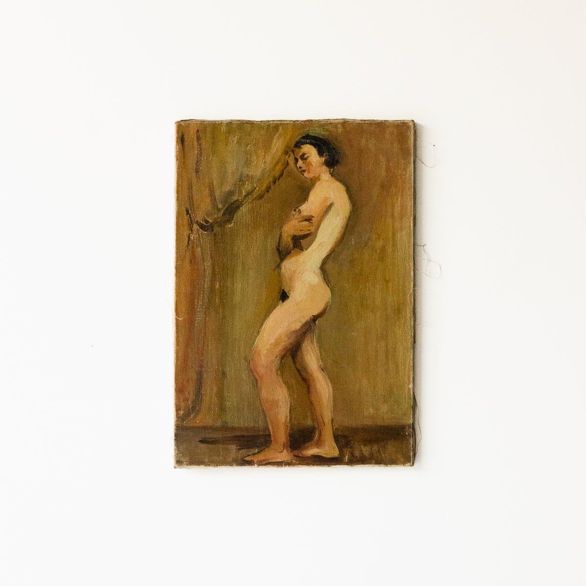 Standing Nude Oil Painting