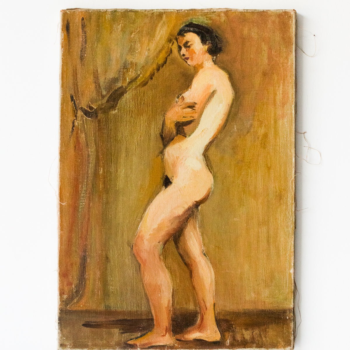 Standing Nude Oil Painting