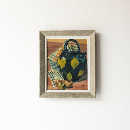 Still Life With Apples Oil Painting