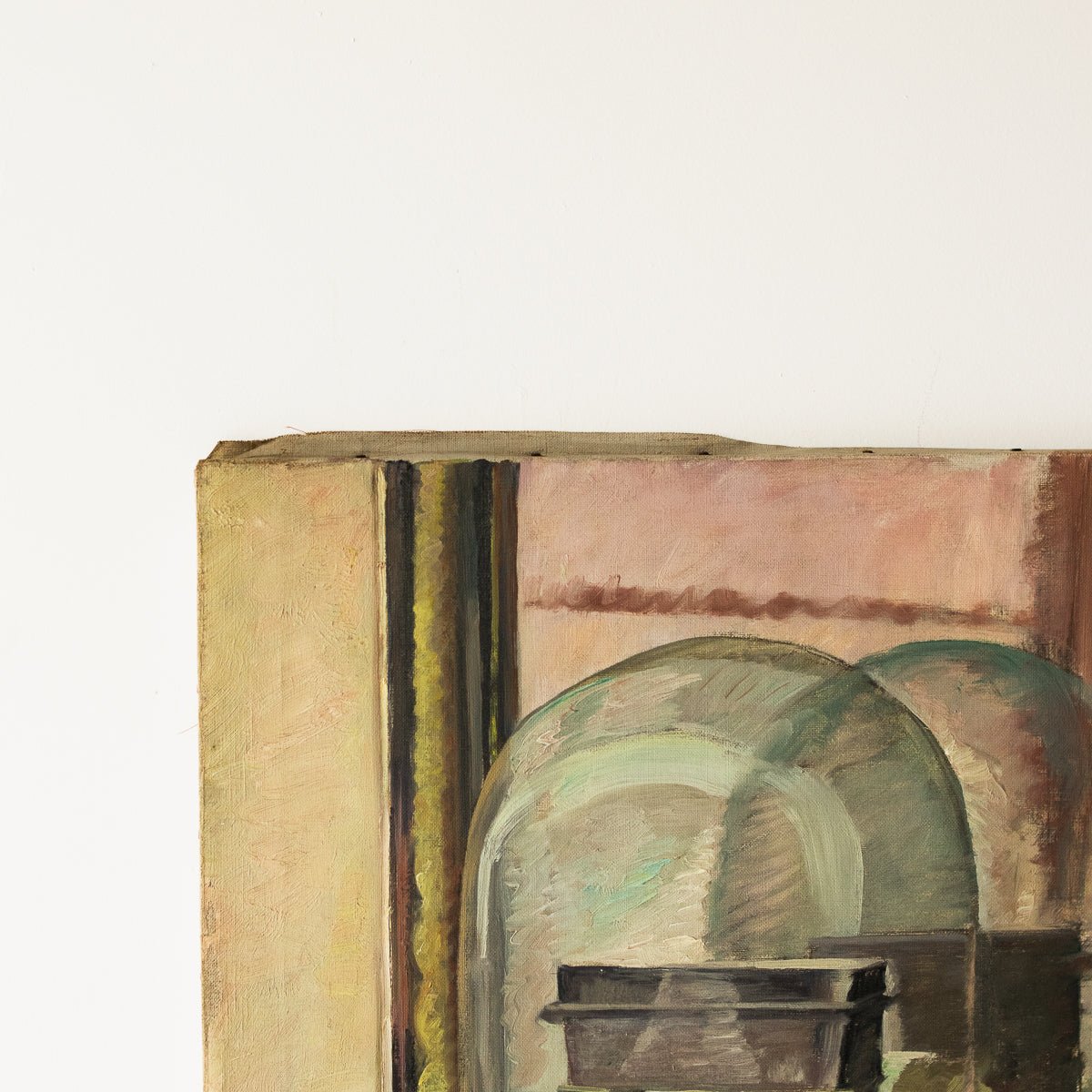 Still Life With Clock Oil Painting