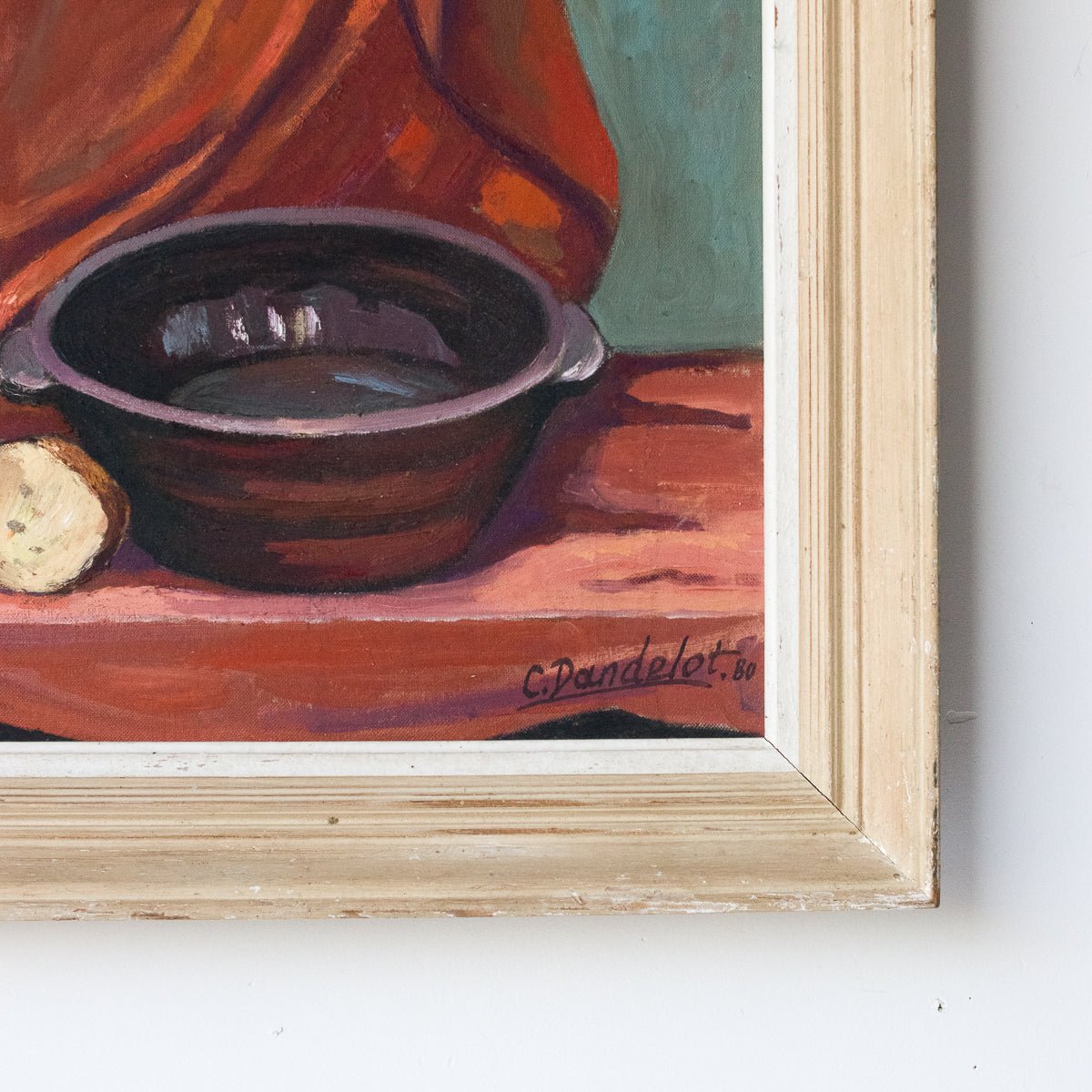 Still Life With Red Drape Oil Painting