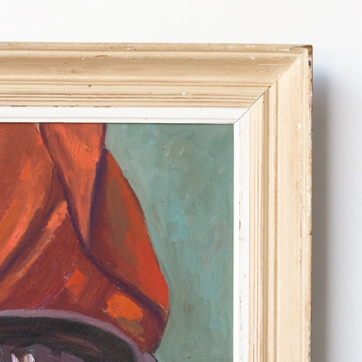 Still Life With Red Drape Oil Painting