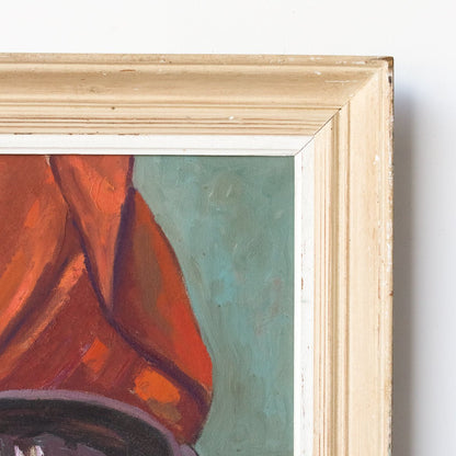 Still Life With Red Drape Oil Painting