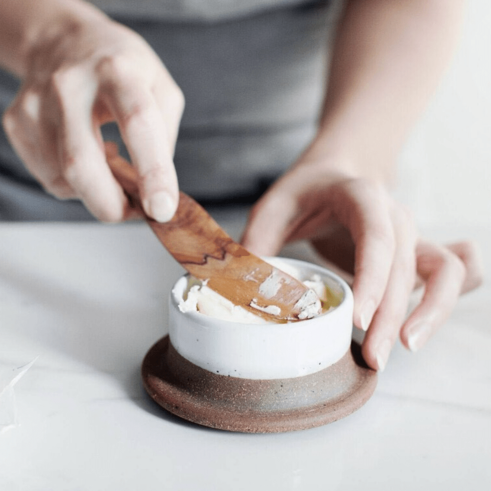 Stoneware Butter Keeper