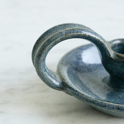 Stoneware Candlestick