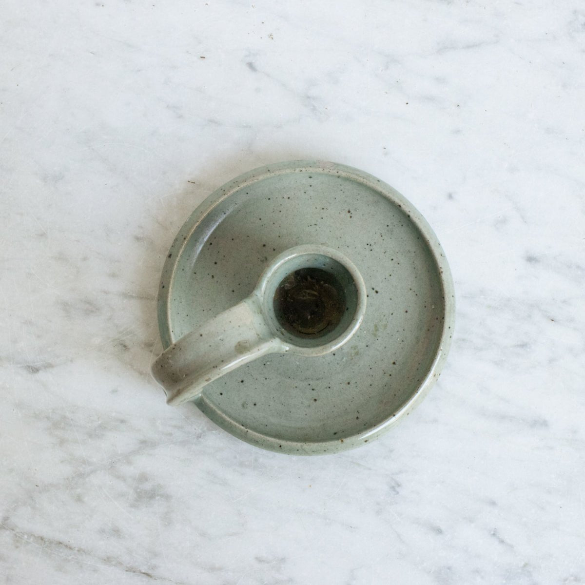 Stoneware Candlestick