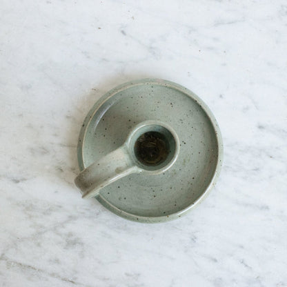 Stoneware Candlestick