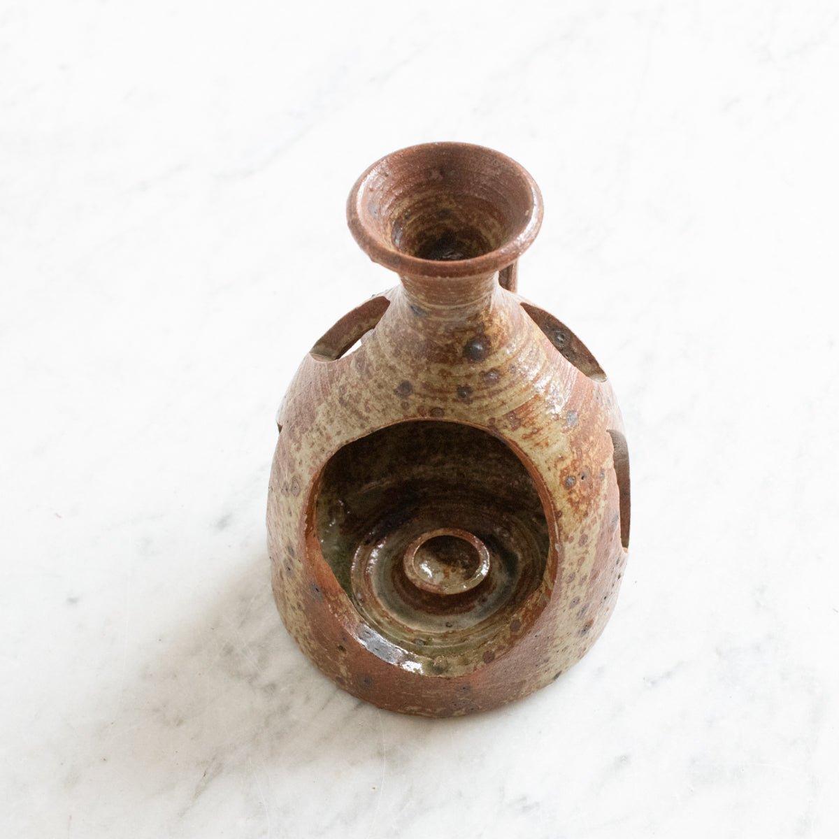 Stoneware Candlestick