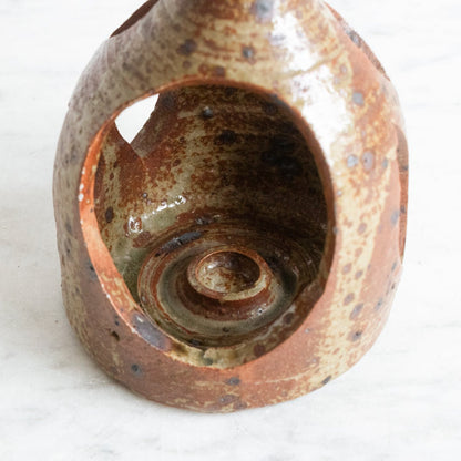 Stoneware Candlestick