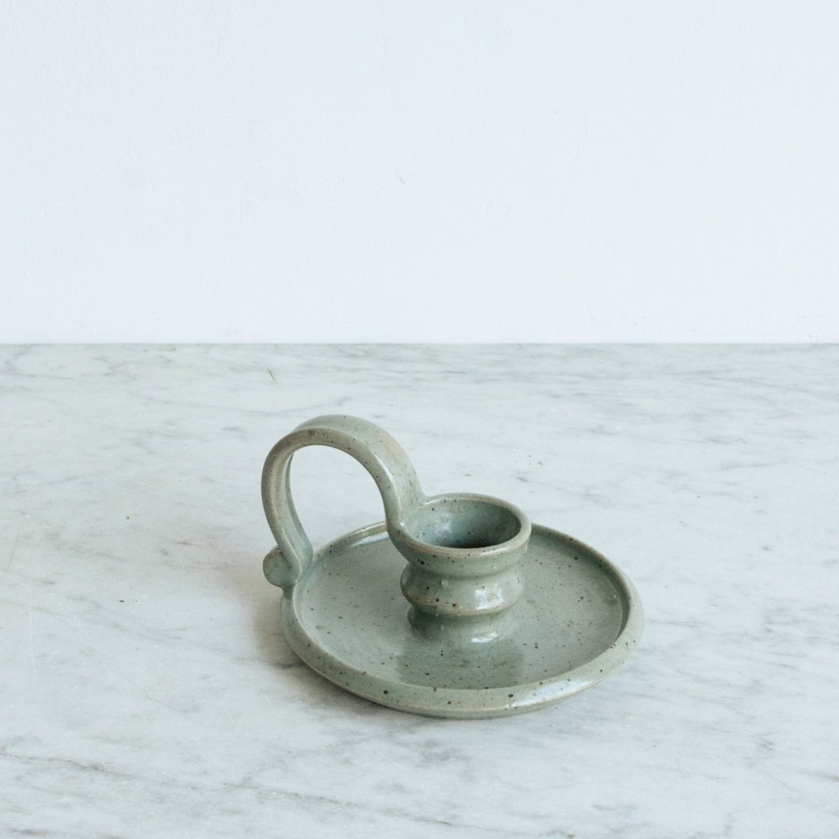 Stoneware Candlestick