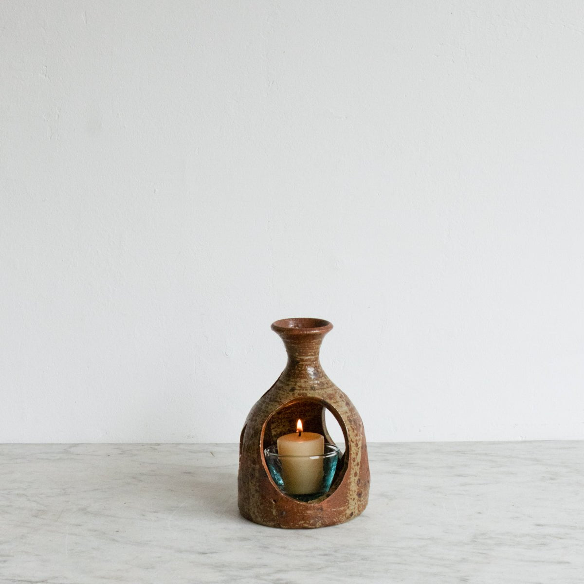 Stoneware Candlestick