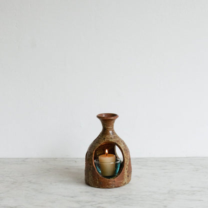 Stoneware Candlestick