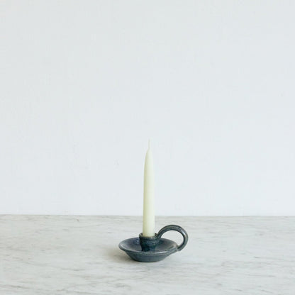 Stoneware Candlestick
