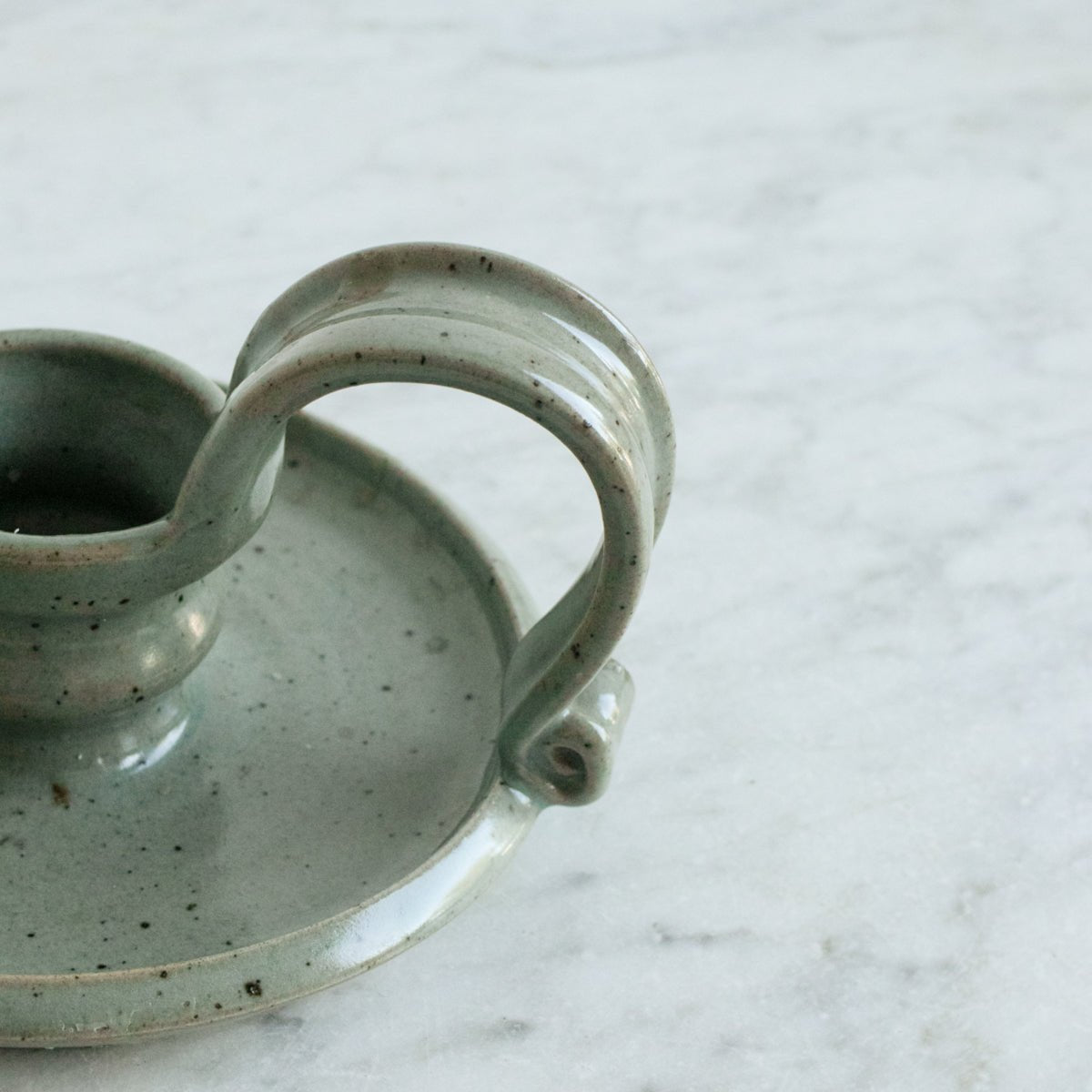 Stoneware Candlestick