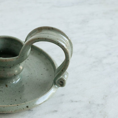 Stoneware Candlestick