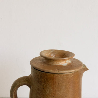 Stoneware Pitcher with Lid