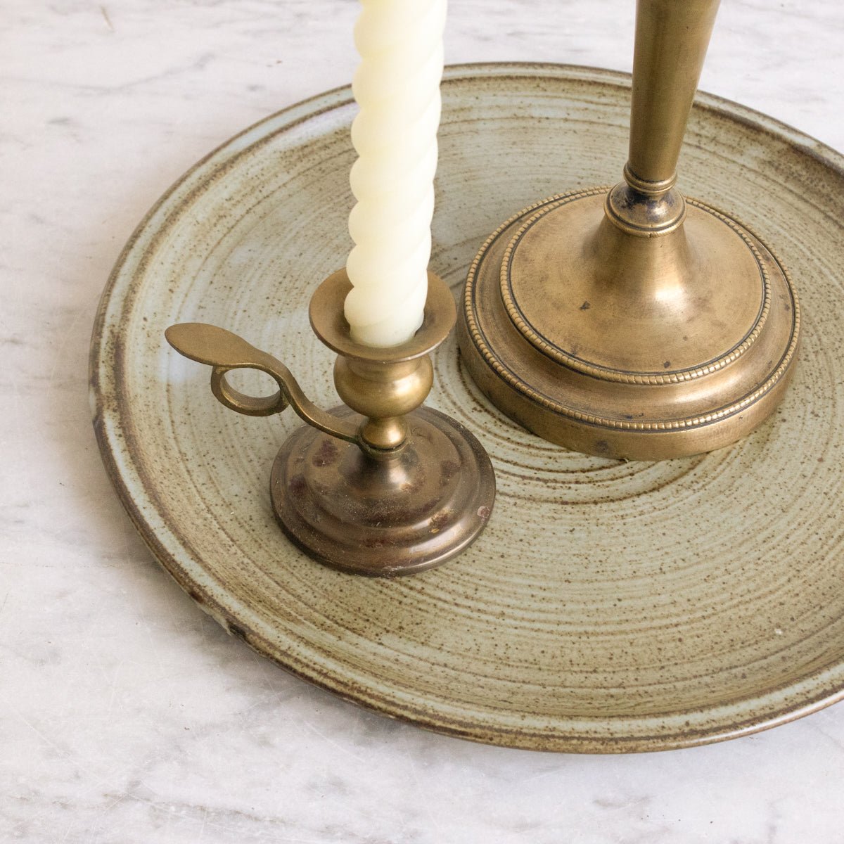 Stoneware Platter | Signed by Artist