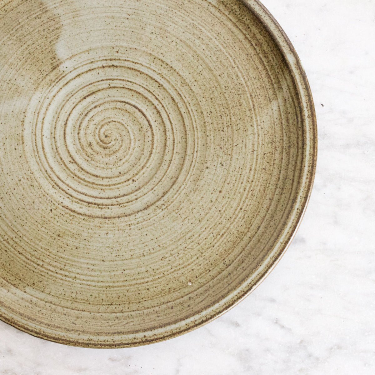 Stoneware Platter | Signed by Artist