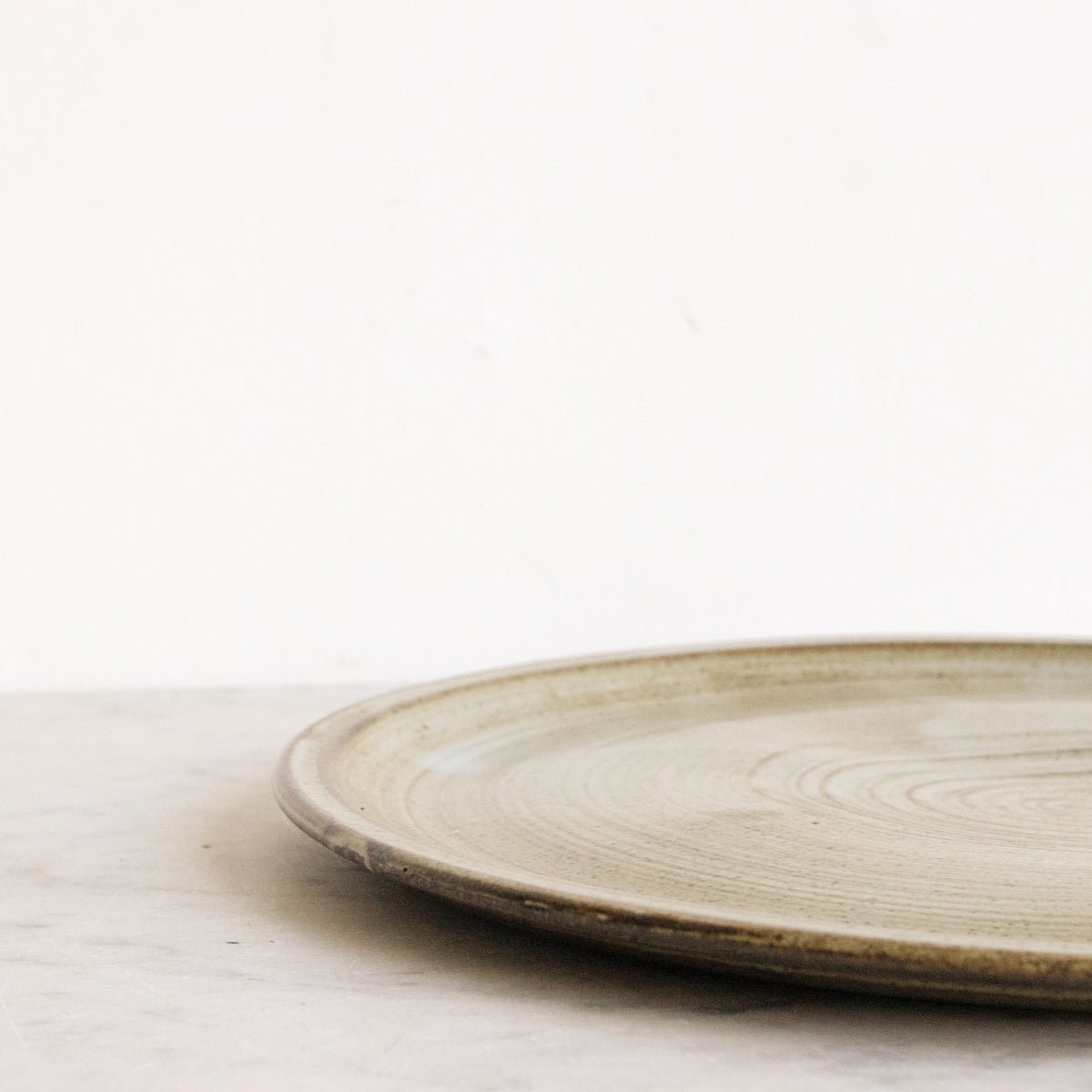 Stoneware Platter | Signed by Artist