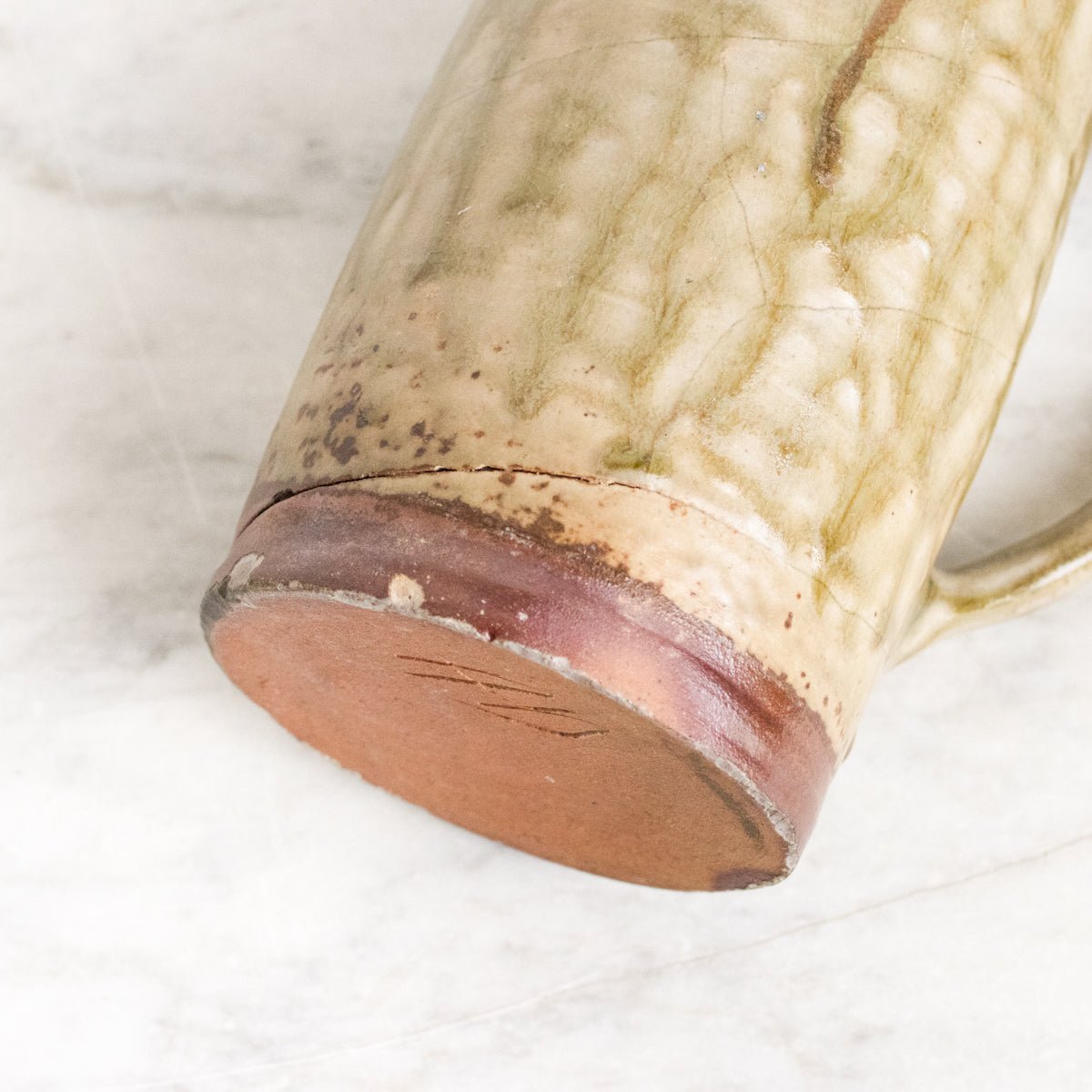 Stoneware Provencal Pitcher | Signed By Artist