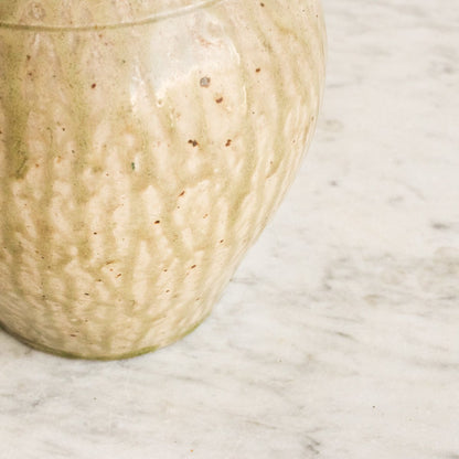 Stoneware Vessel With Lid