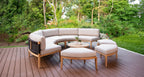 Santorini Teak & Rope Outdoor Daybed