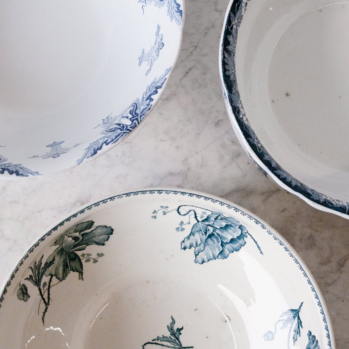 Transferware Serving Bowl