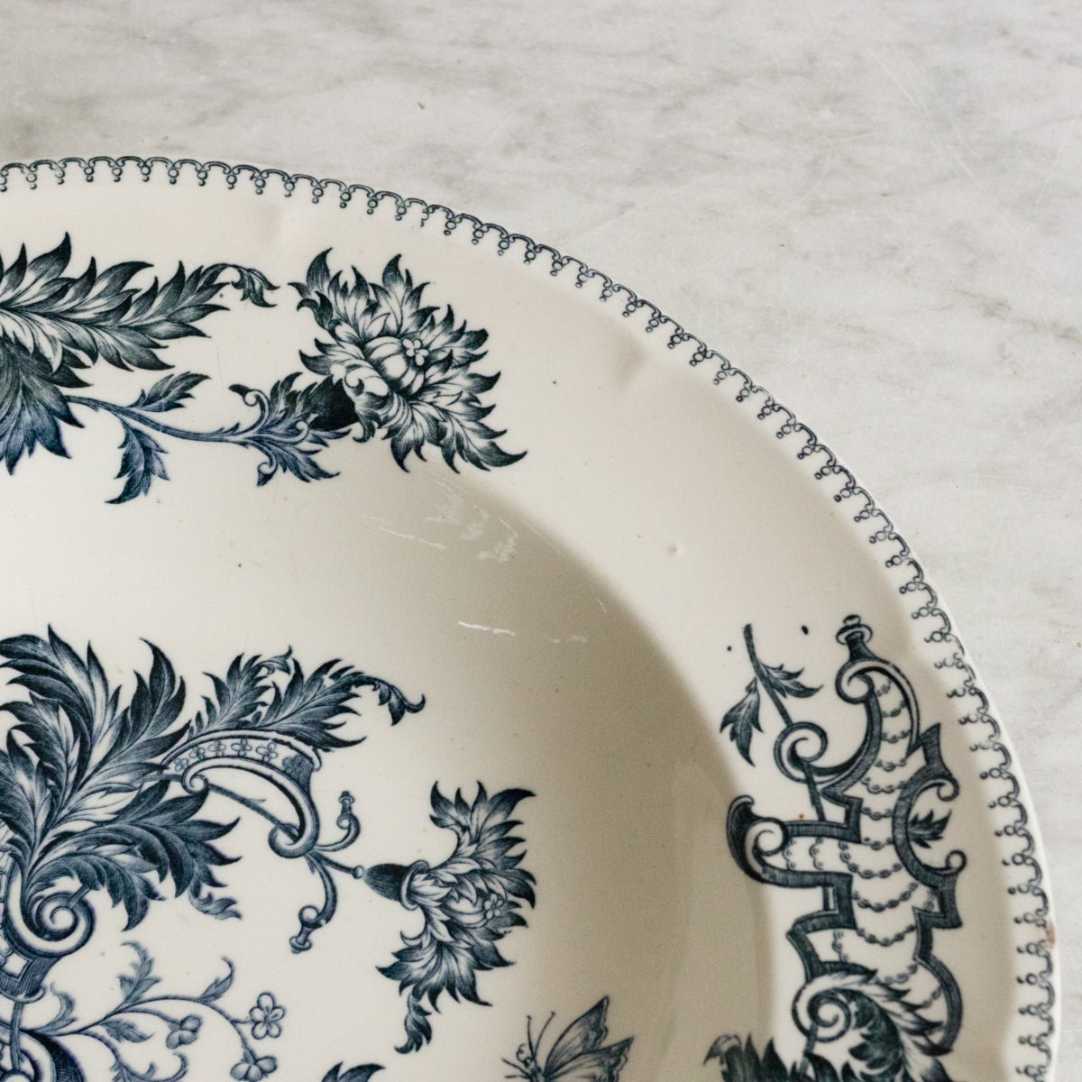 Transferware Serving Bowl
