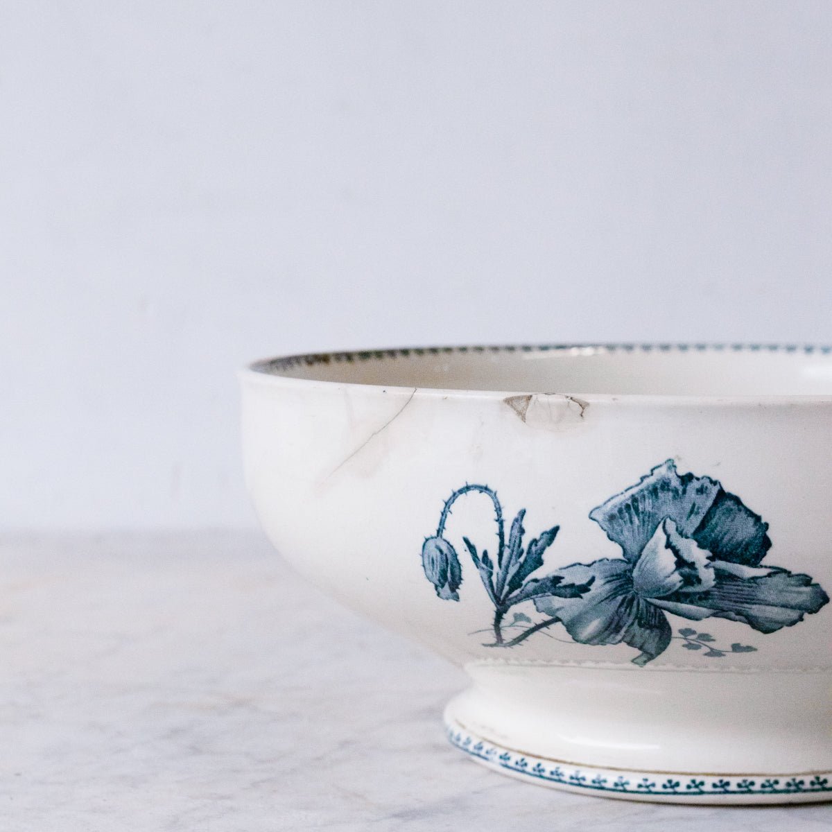 Transferware Serving Bowl