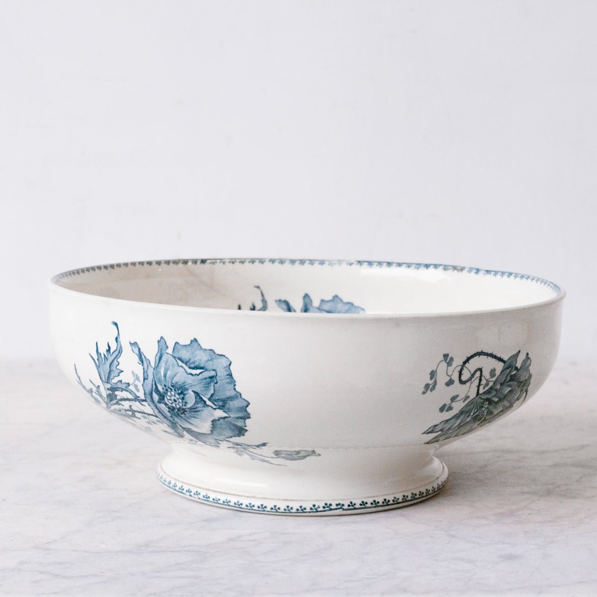 Transferware Serving Bowl