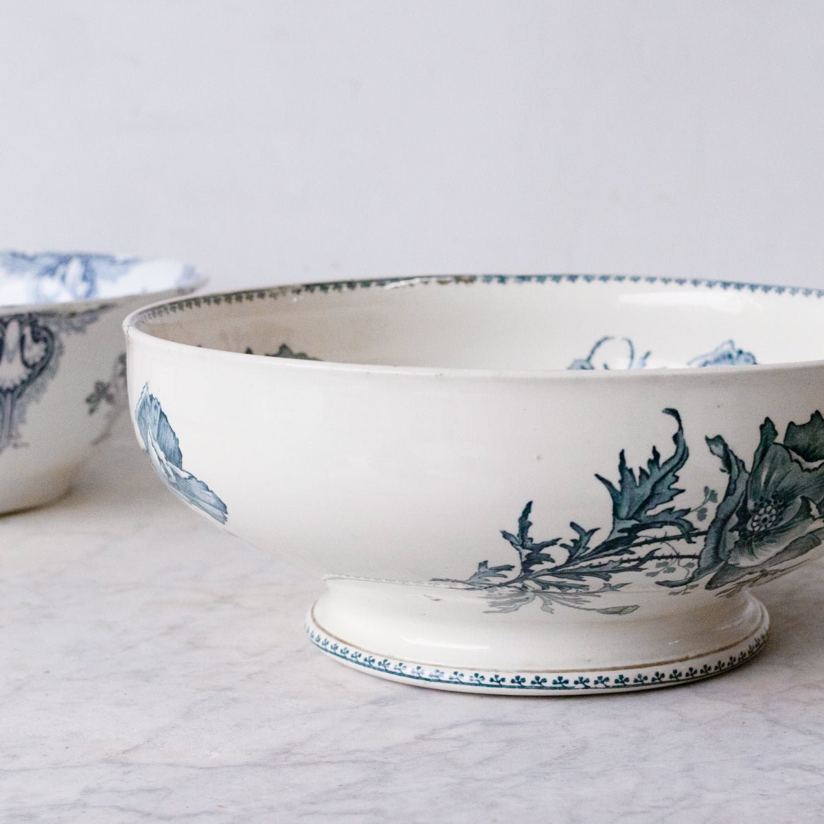 Transferware Serving Bowl