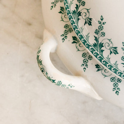 Transferware Tureen and Serving Bowl