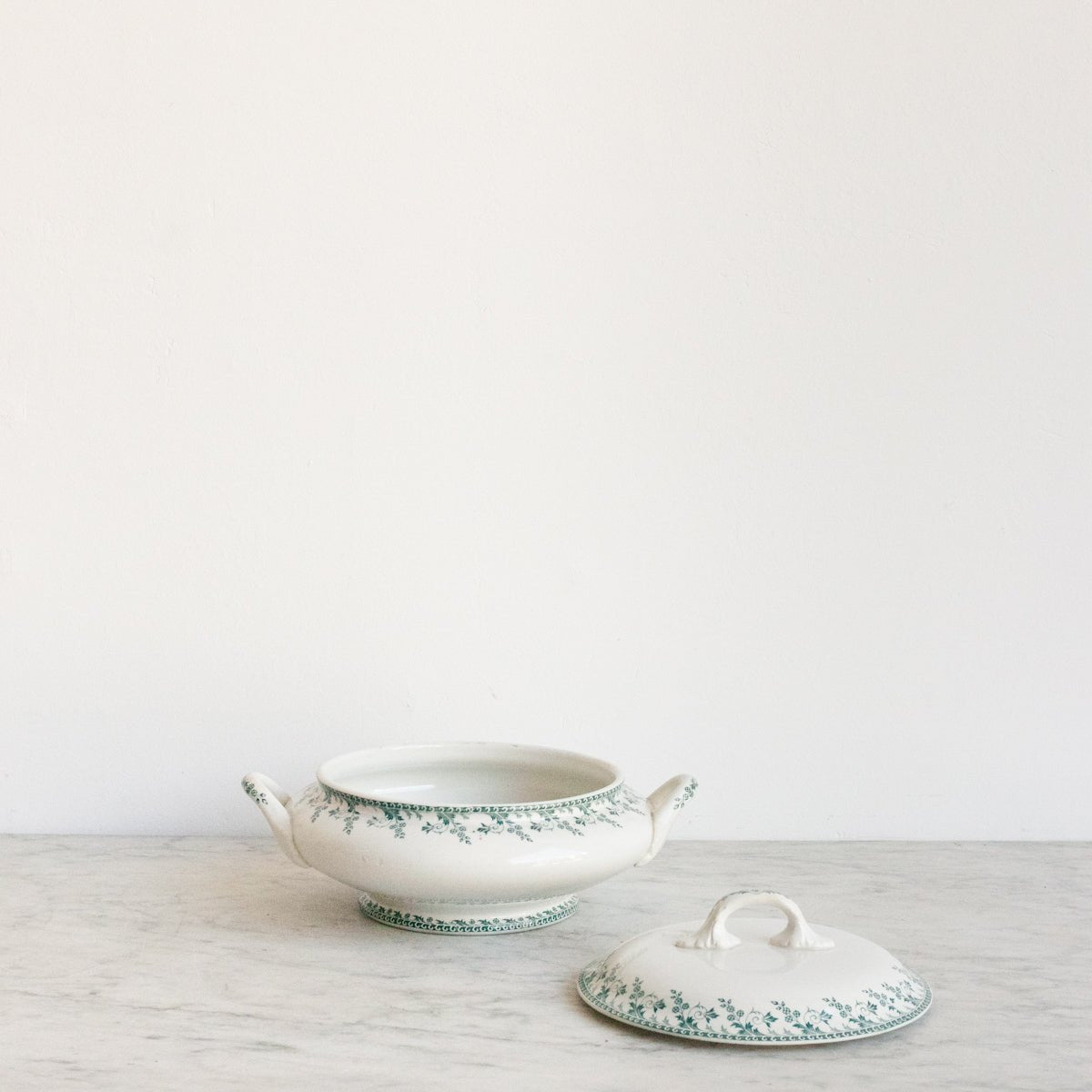 Transferware Tureen and Serving Bowl