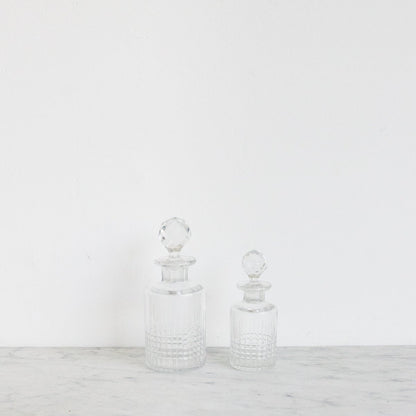 Trio Of Cut Crystal Vanity Bottles
