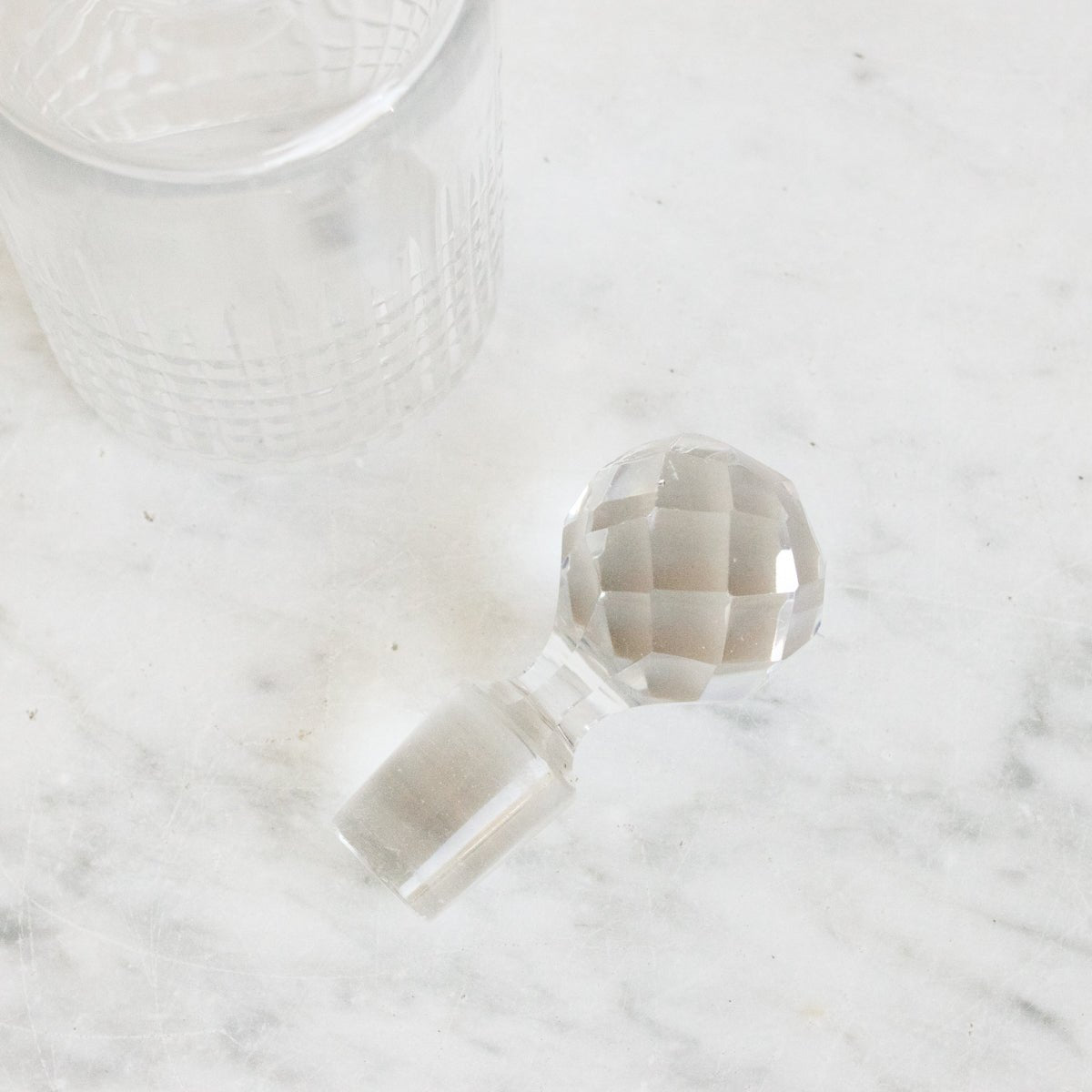 Trio Of Cut Crystal Vanity Bottles