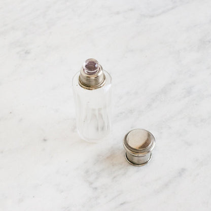 Trio Of Cut Glass Vanity Bottles