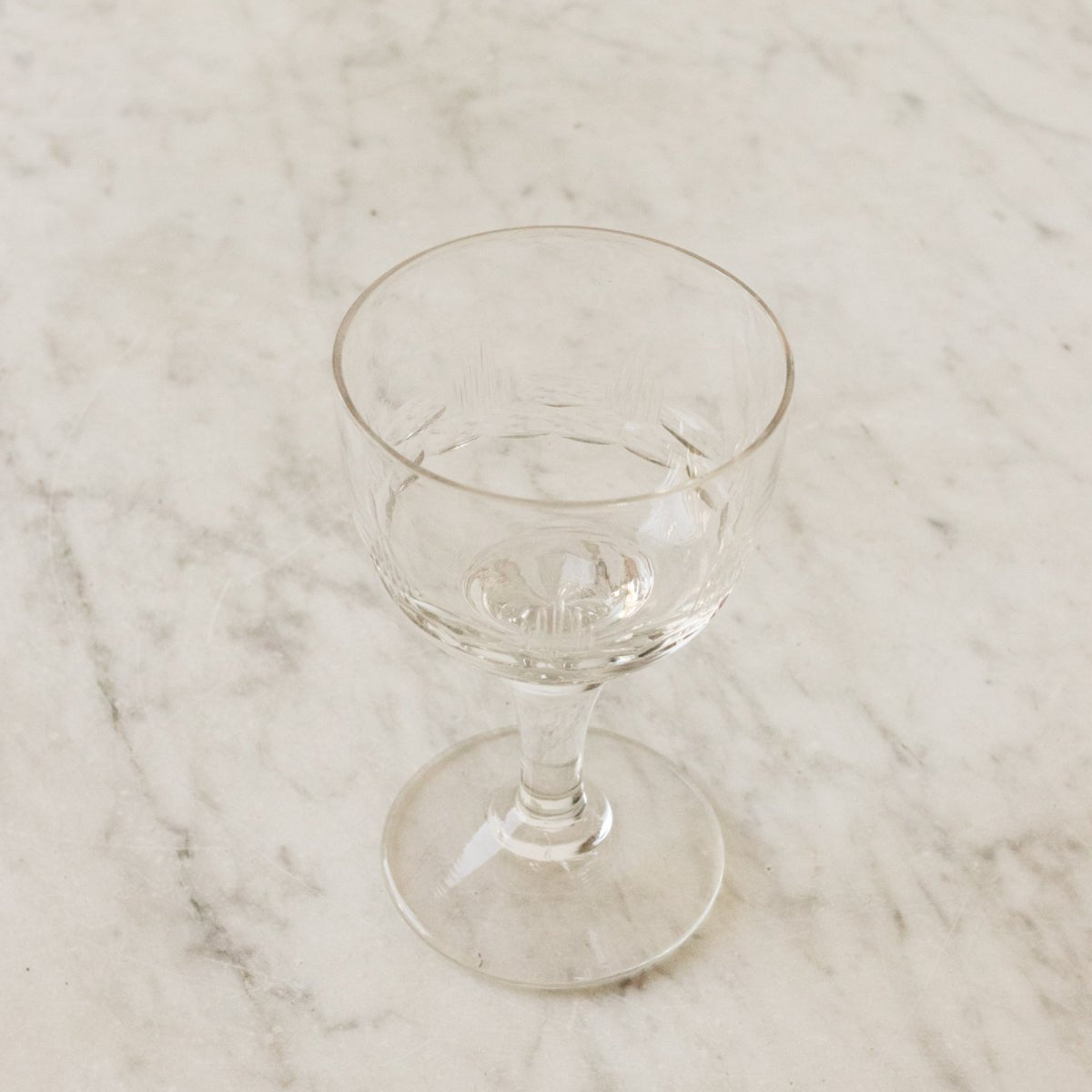 Trio of Hand Cut Glasses