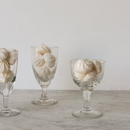 Trio of Hand Cut Glasses