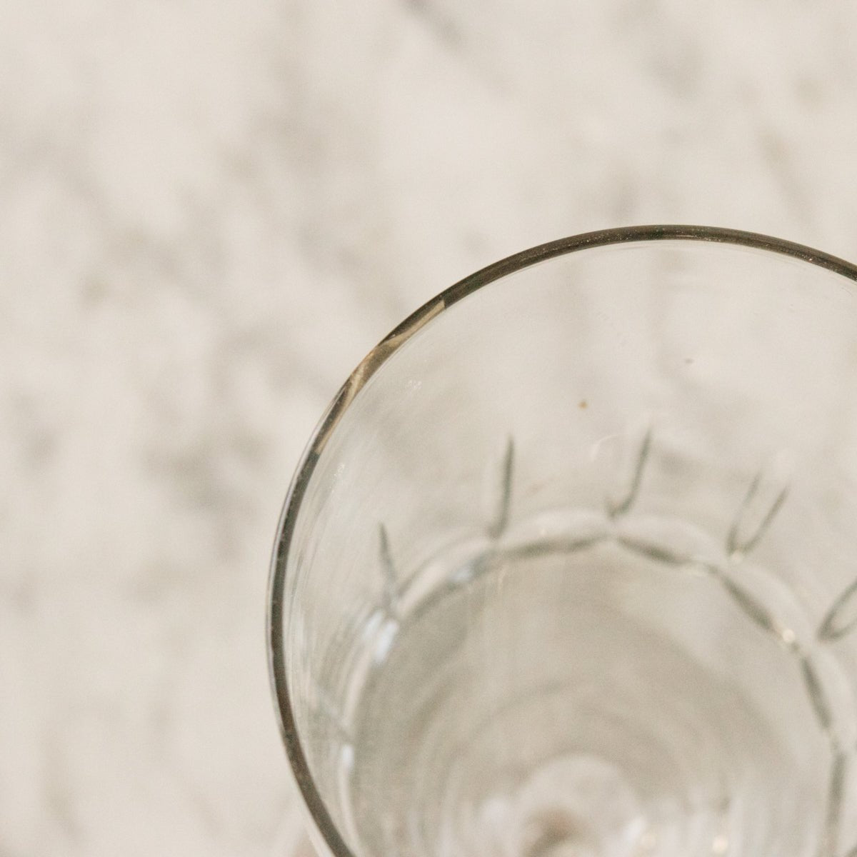 Trio of Hand Cut Glasses