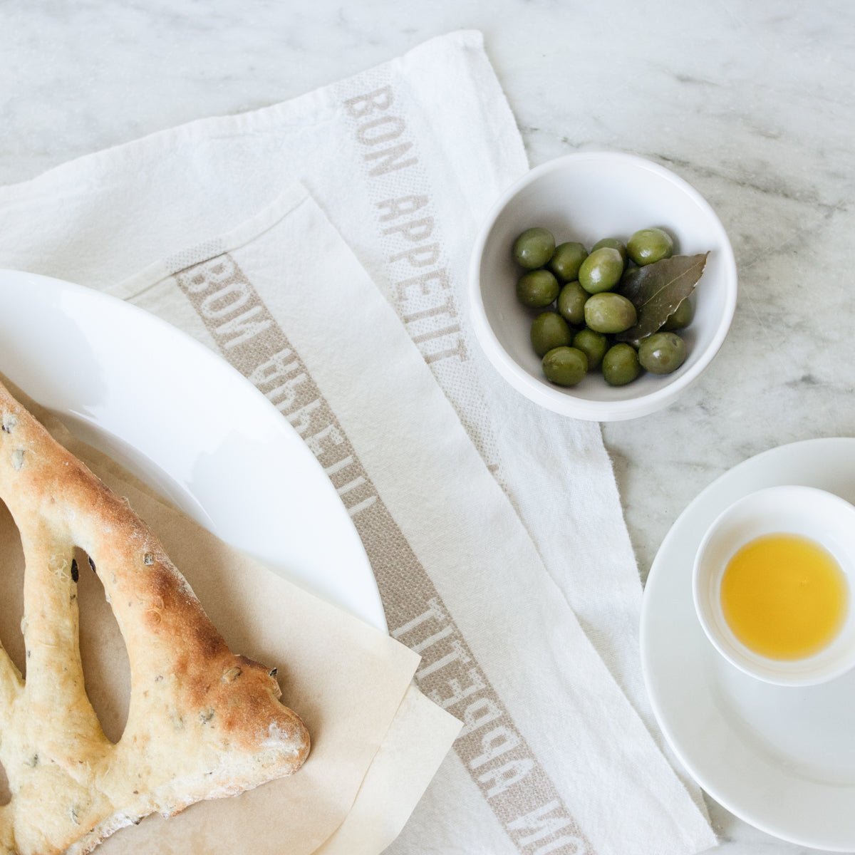 Trio of Round Porcelain Platters