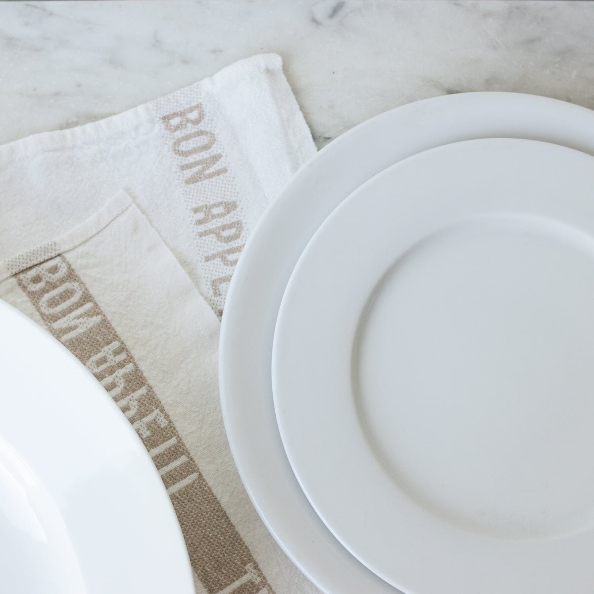 Trio of Round Porcelain Platters