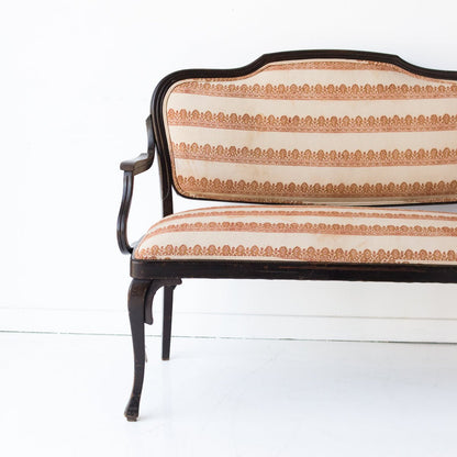 Upholstered Bentwood Settee