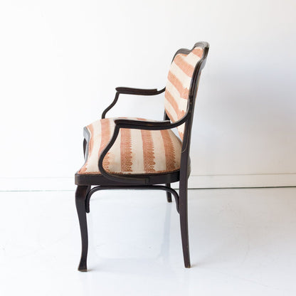Upholstered Bentwood Settee